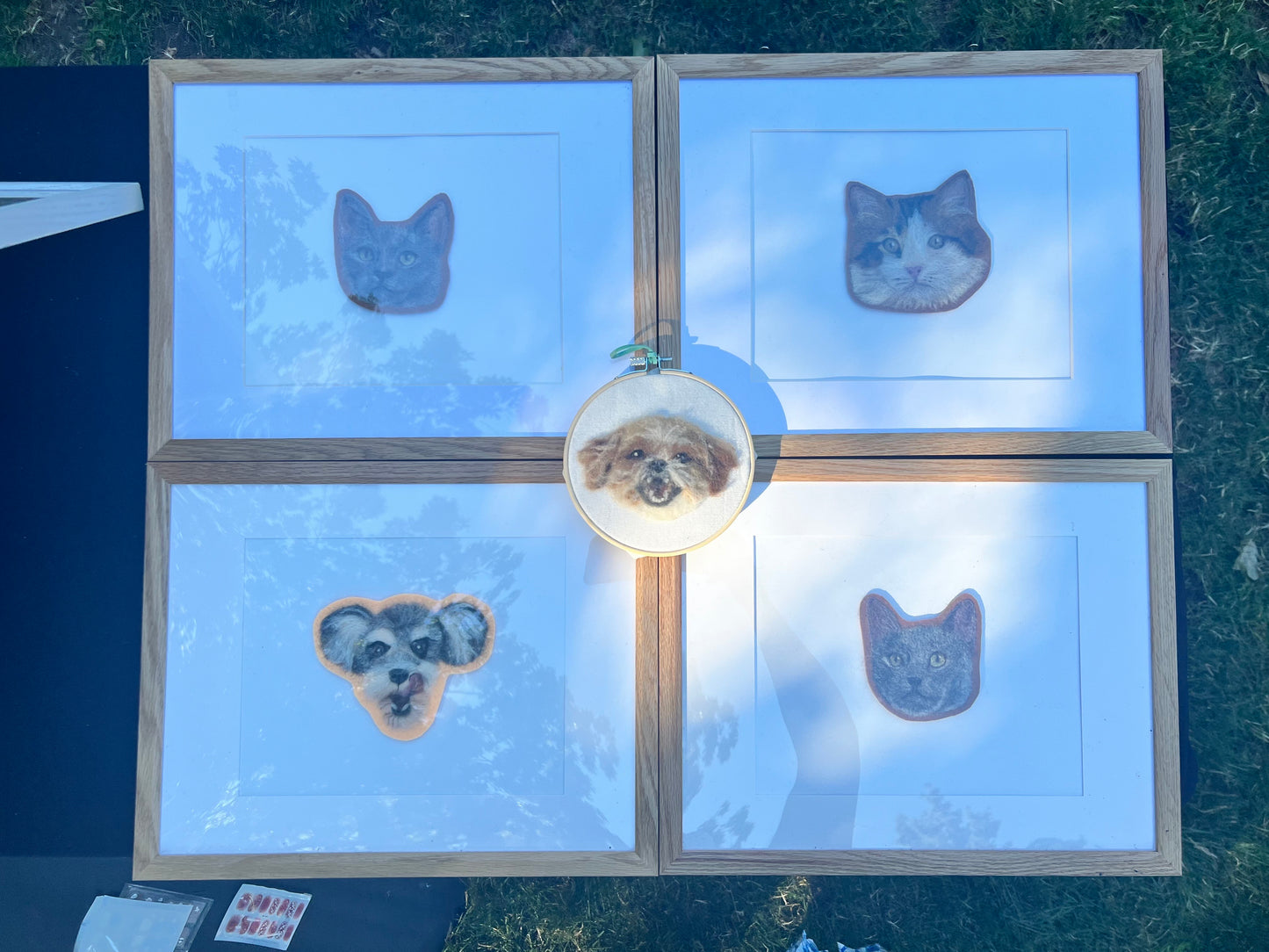 Custom Wool Felted Pet Portraits
